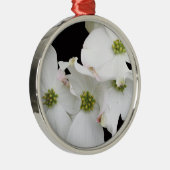 Oostelijke Dogwood Blossom - Cornus florida Metalen Ornament (Rechts)