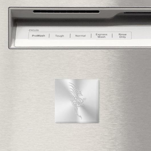 Oostelijke draak, reliëfeffect magneet (Insitu (Vaatwasser))