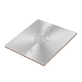 Oostelijke draak, reliëfeffect tegeltje (Zijkant)