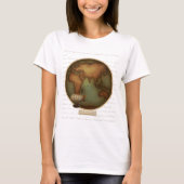 Oostelijke en Westerne Hemispheres Map 2-zijdig T-shirt (Voorkant)