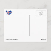 Oostelijke fjords van IJsland Briefkaart (Achterkant)