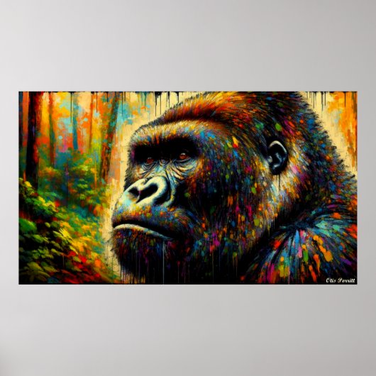 OOSTELIJKE GORILLA 8 POSTER (Voorkant)