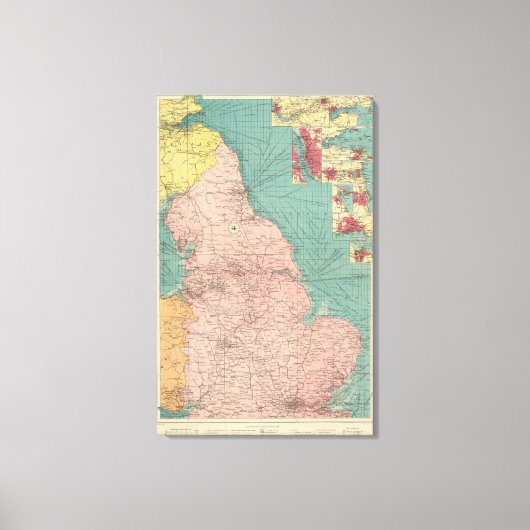 Oostelijke havens van de Grote Brit Canvas Afdruk (Voorkant)