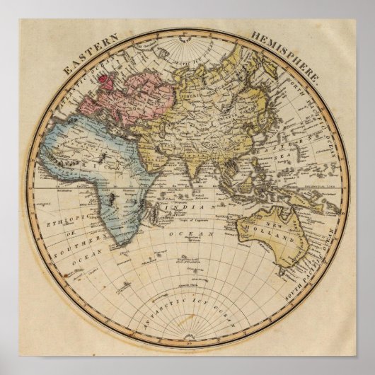 Oostelijke Hemisphere 9 Poster (Voorkant)