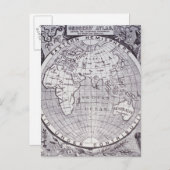 Oostelijke Hemisphere Briefkaart (Voorkant / Achterkant)