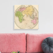 Oostelijke Hemisphere Canvas Afdruk (Insitu (Woonkamer))