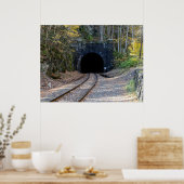Oostelijke ingang Hoosac-tunnel Poster (Keuken)