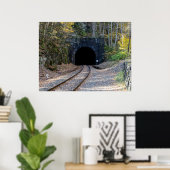 Oostelijke ingang Hoosac-tunnel Poster (Thuiskantoor)