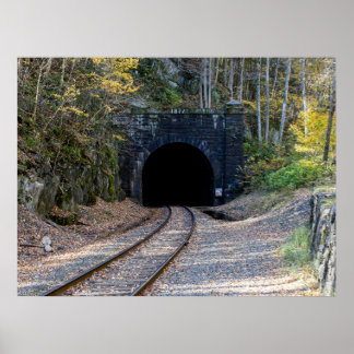 Oostelijke ingang Hoosac-tunnel Poster