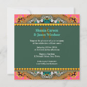 Oostelijke Juwelen Tribale Fusie Turkoois Goud & H Kaart (Achterkant)