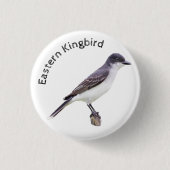 Oostelijke Kingbird Ronde Button 3,2 Cm (Voorkant)