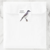 Oostelijke Kingbird Vierkante Sticker (Tas)