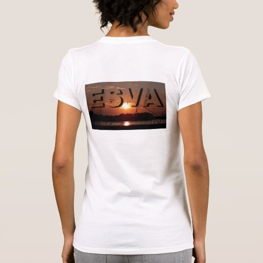 Oostelijke kust van Virginia Willis Wharf T-Shirt (Achterkant)
