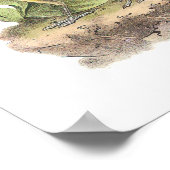 Oostelijke Meadowlark door Audubon Poster (Hoek)