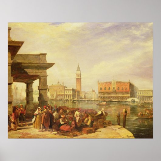 Oostelijke Merchants bij de ingang naar de grote b Poster (Voorkant)