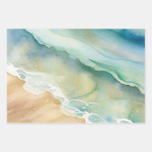 Oostelijke oceaangolven inpakpapier vel (Voorkant 3)