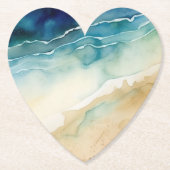 Oostelijke oceaangolven kartonnen onderzetters (Voorkant)