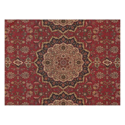 oostelijke  Perzisch Patroon Tafelkleed (Voorkant (Horizontaal))