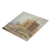 Oostelijke poort van de Jummah Musjid in Delhi, ui Tegeltje (Zijkant)