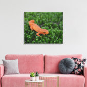 Oostelijke rode gevlekte salamander canvas afdruk (Insitu (Woonkamer))