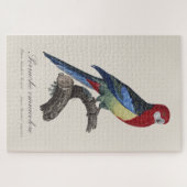 Oostelijke rosella of Platycercus eximius parkiet Legpuzzel (Horizontaal)