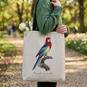 Oostelijke rosella of Platycercus eximius parkiet Tote Bag