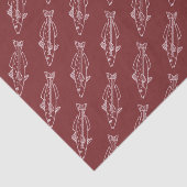 Oostelijke School Wijting Vis in Zacht Roze op Mar Tissuepapier (Detail)