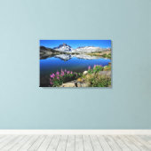 Oostelijke Sierra Mountains Canvas Afdruk (Insitu (Houten vloer))