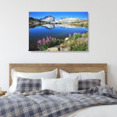 Oostelijke Sierra Mountains Canvas Afdruk (Insitu (Slaapkamer))