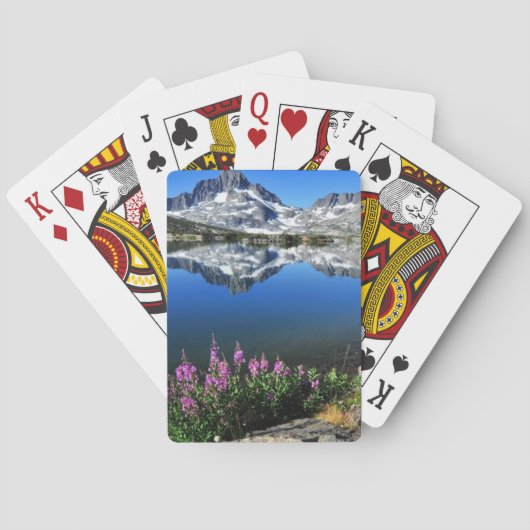 Oostelijke Sierra Mountains Pokerkaarten (Achterkant)
