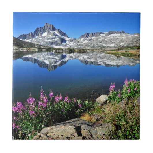 Oostelijke Sierra Mountains Tegeltje (Voorkant)