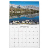 oostelijke Sierra Nevada bergen. Kalender (Feb 2027)