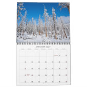 oostelijke Sierra Nevada bergen. Kalender (Jan 2027)