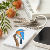Oostelijke Sleutelhanger van Bluebird Wild Bird (Voorkant Rechts)
