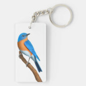 Oostelijke Sleutelhanger van Bluebird Wild Bird (achterkant)