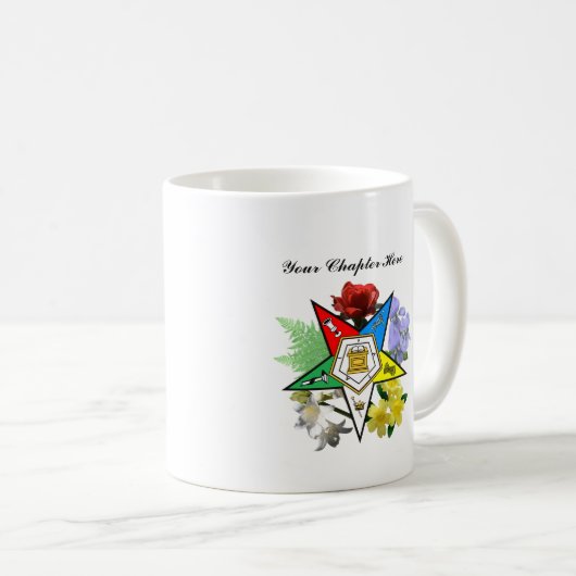  oostelijke Star Floral Mok (Voorkant rechts)