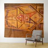 Oostelijke Ster Achtergrond Wandkleed (In Situ (horizontaal))