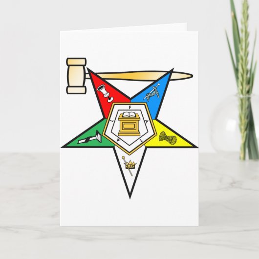 Oostelijke Ster voorbij Matron punten Feestdagen Kaart (Voorkant)