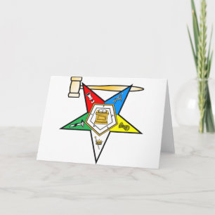 Oostelijke Ster voorbij Matron punten Feestdagen Kaart