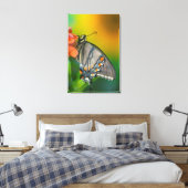 Oostelijke tijger Swallowtail Butterfly Canvas Afdruk (Insitu (Slaapkamer))