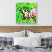 Oostelijke tijger Swallowtail Butterfly Canvas Afdruk (Insitu (Slaapkamer))