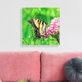 Oostelijke tijger Swallowtail Butterfly Canvas Afdruk (Insitu (Woonkamer))