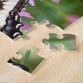 Oostelijke tijger Swallowtail Butterfly op Coneflo Legpuzzel (Zijkant)