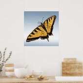 Oostelijke tijger Swallowtail Butterfly Poster (Keuken)