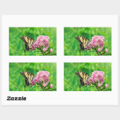 Oostelijke tijger Swallowtail Butterfly Rechthoekige Sticker (Vel)