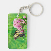 Oostelijke tijger Swallowtail Butterfly Sleutelhanger (achterkant)