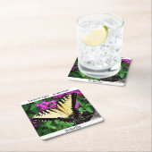 Oostelijke tijger zwaluwstaart vlinder #1 kartonnen onderzetters (Insitu)