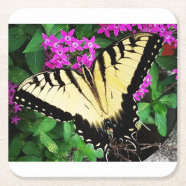 Oostelijke tijger zwaluwstaart vlinder #1 kartonnen onderzetters