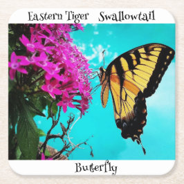Oostelijke tijger zwaluwstaart vlinder #2 kartonnen onderzetters