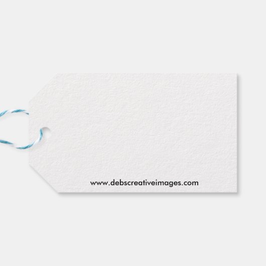 Oostelijke tijgermoerstaafje cadeaulabel (Achterkant Horizontaal)